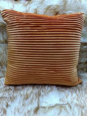 quality velvet brown throw pillows image 1