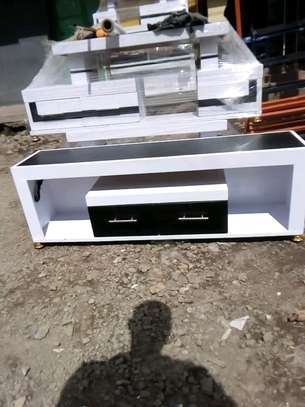 TV stand with 2 drawers image 1