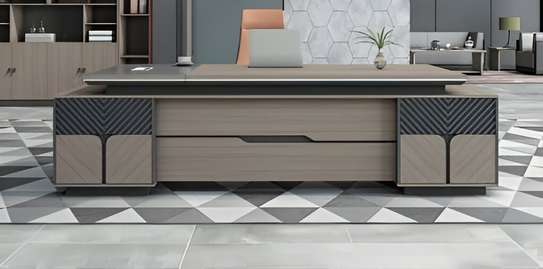 Office Desk:  2400mm L-shaped design desk image 5