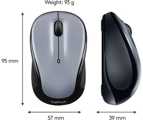 Logitech Wireless Mouse M325 Light Silver image 1