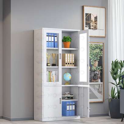 Steel & Glass Office Cabinet image 8