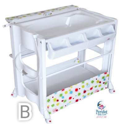 Baby Bath And Changing Station With Basin Tube Cushion in