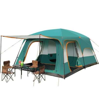 Medium camping  tent with 2 room can be divided to 3 image 3
