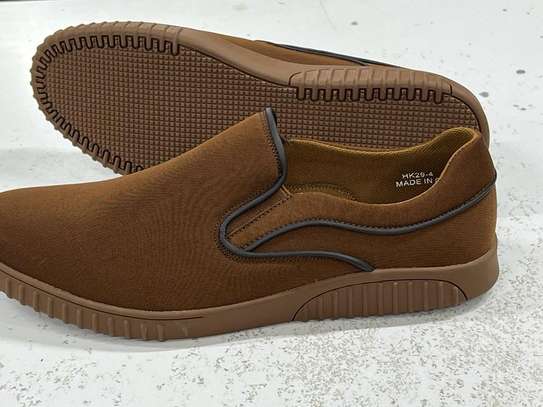Brown Quality Mens Shoes Bellonar Rubbers slip on Sneakers image 1