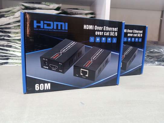 HDMI-Compatible Extender Kit 60M 1080P Compatible image 1