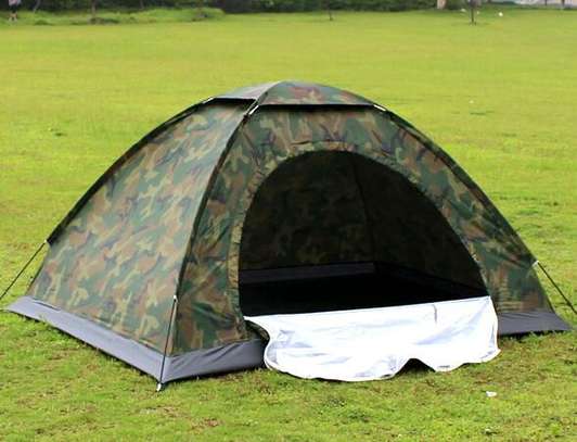 Camping Tents Army Print {New} image 3