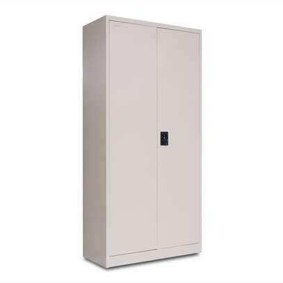 Office Cabinet : Grey Lockable Two-Door Steel Filing Cabinet image 12