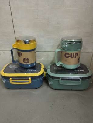 3  IN 1NEW SET  LUNCH CONTAINER LUNCH BOX image 2