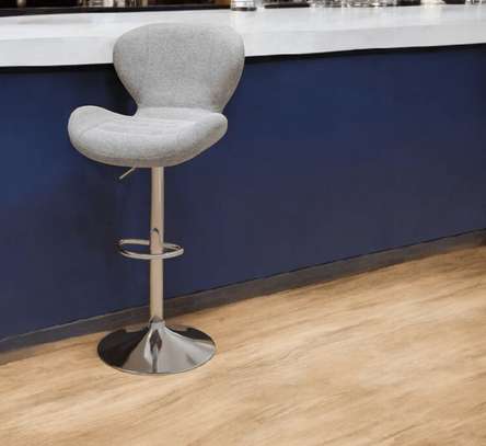 Office Barstool: Swivel Fabric Upholstered Barstool image 6