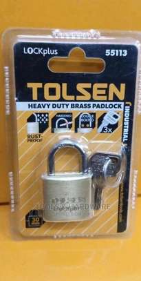 30 Mm Heavy Duty Brass Padlock. image 1