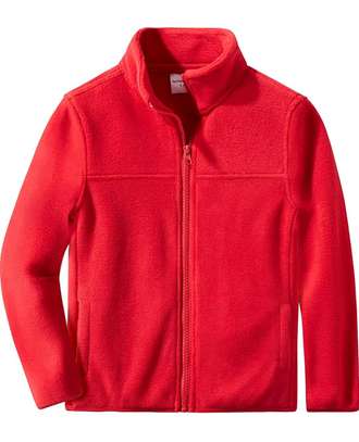 Red School Fleece Jackets image 2