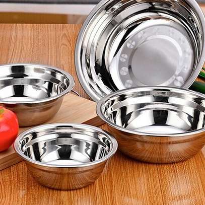 Stainless steel feeding bowls image 2