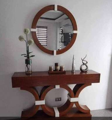 Modern luxury Mahogany console tables image 1