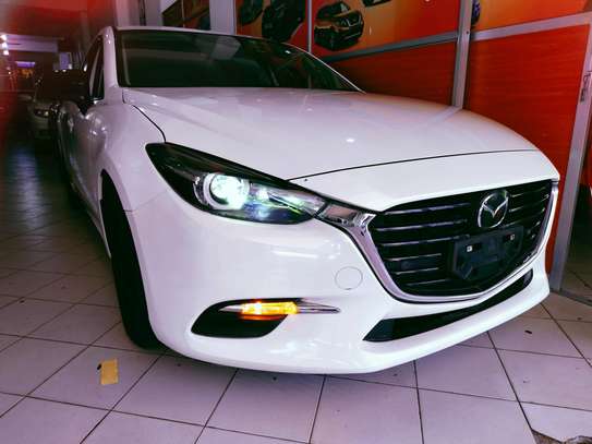 Mazda Axela sedan Petrol 2017 white image 1