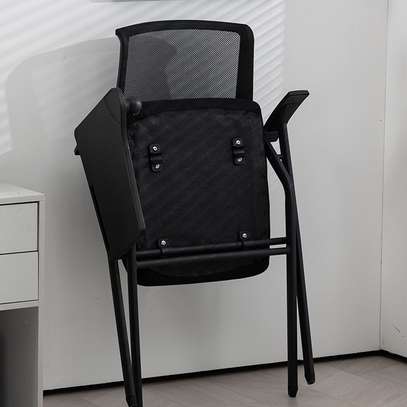 0ffice Chairs: Black Modern Office Task Chair image 7