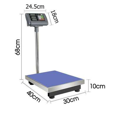 Generic A12 Weighing 150Kgs Electronic Scale For Gas Vendors image 1