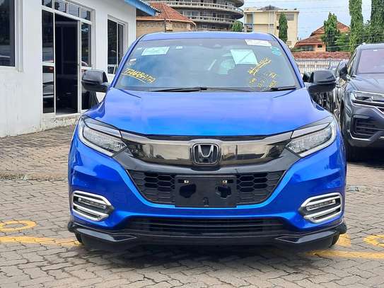Honda Vezel Hybrid blue 2019 2wd image 1