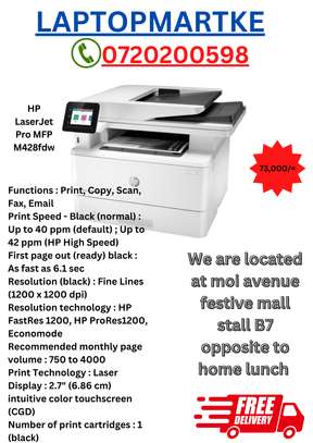 HP LaserJet Pro MFP M428fdw Printer, image 1