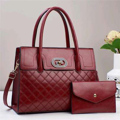 BLACK LADIES HANDBAGS 2 IN 1 image 5