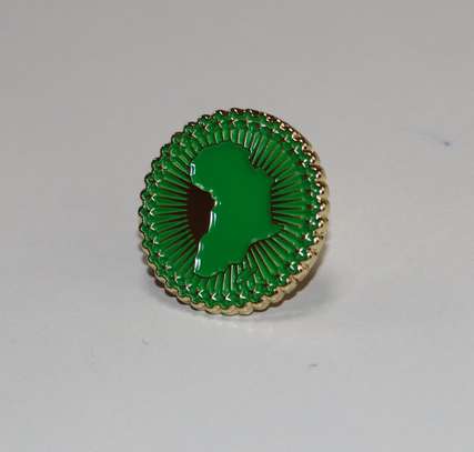 African Union Flag Lapel Pin Badge image 3