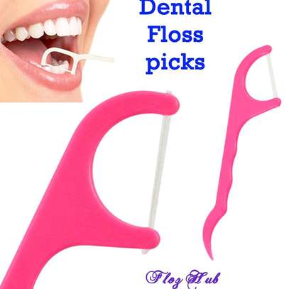 Dental floss dental pluckers 40pcs image 1
