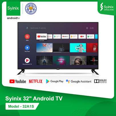 Syinix 32" Smart Android Tv, Bluetooth Enabled. image 1