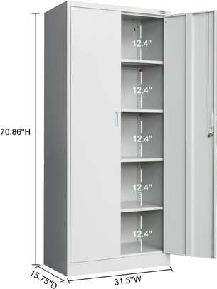 File cabinet: File cabinet with 04 adjustable shelves image 2