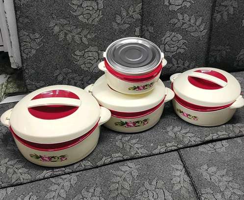 *4 Piece set thermo-proof hotpot image 1