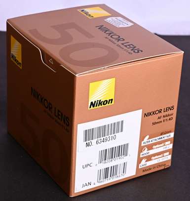 Brand New NIKKOR AF 50mm f/1.4D Auto Focus Standard Lens image 1