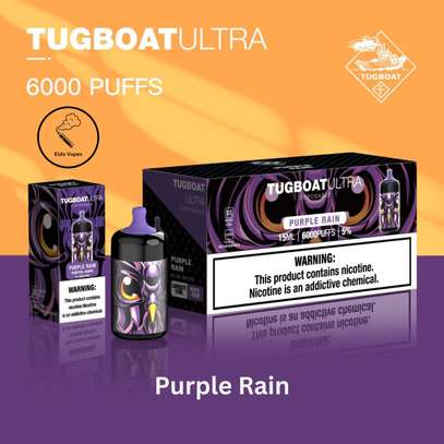 TUGBOAT ULTRA 6000 Puffs Rechargeable Vape - Purple Rain image 1