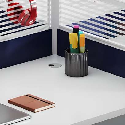 Office Desk: 2-Way MDF Office Workstation image 3