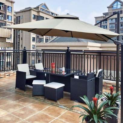Modern Outdoor Rattan Sofa Set image 7