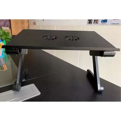 Laptop Stand With Cooling Fan Adjustable Folding image 3