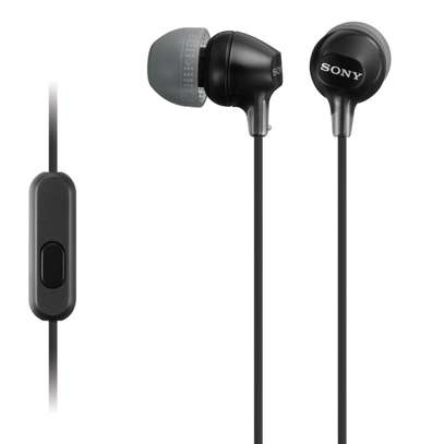 Sony MDREX15AP In-ear Earbud Earphones With Mic, Black image 2