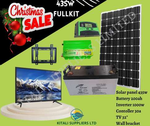 Solarmax  435W Solar Panel Fullkit + 200Ah RITAR Battery image 1