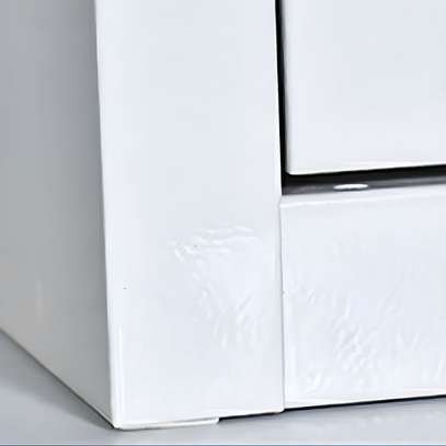 2-Door Half-Glass Steel Cabinet with 2-Drawers image 4