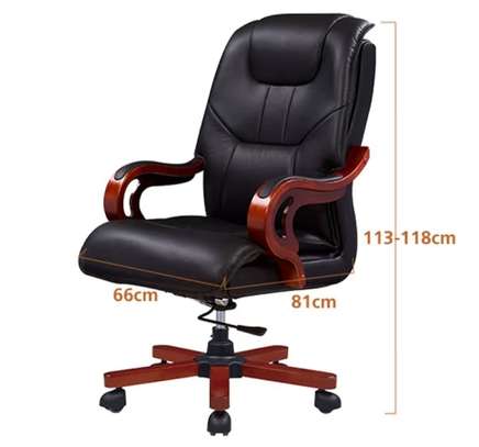 Executive Leather Boss Conference Chair image 3