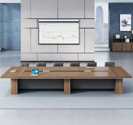 Office Table :  14 Chair Office Boardroom Table Setup image 1