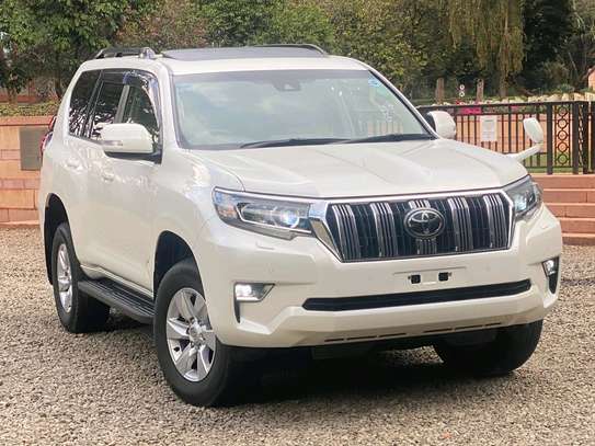 Toyota Land cruiser prado TX White color fully loaded 2020 image 4
