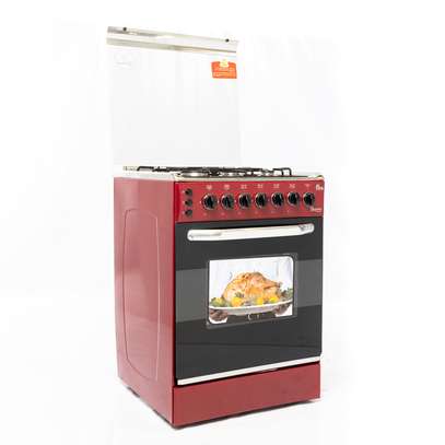 RAMTONS 4 GAS 55X55 DARK RED COOKER image 4