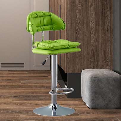Office Barstool: Cotton Bar Stool with Backrest image 1