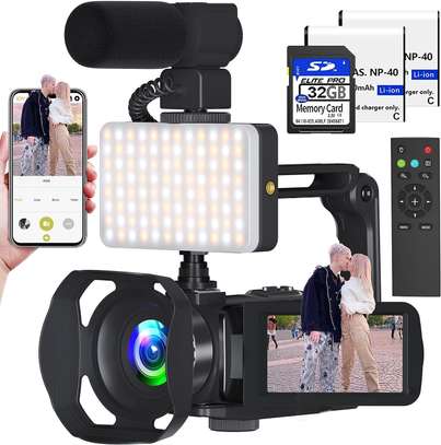 Video Camera 8k Camcorder 48MP UHD WiFi image 3