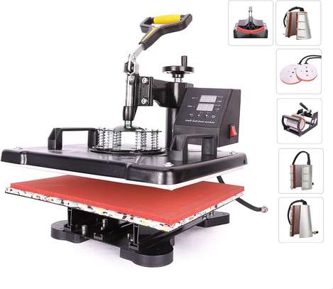 8 in 1 Heat Press Machine Swing Away Digital image 1