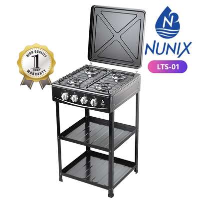 Nunix full gas standing cooker with shelf image 2
