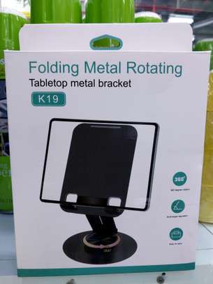 360° Rotating Stainless Steel Phone And Tablet Holder image 3