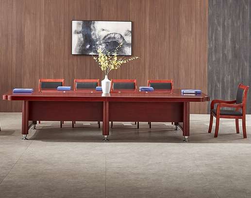 Boardroom Table : Mahogany Conference Room Boardroom Table image 7
