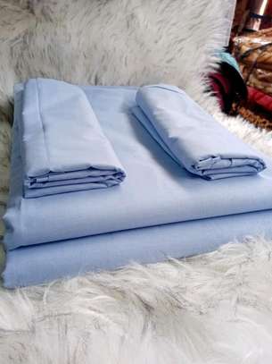 6 by 6 plain blue bedsheets image 1