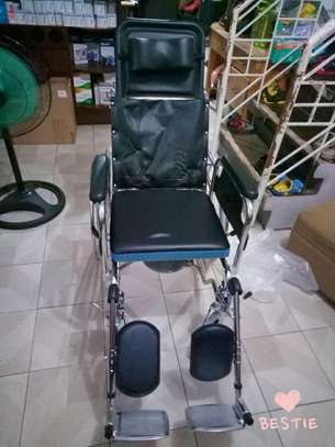 RECLINER WHEELCHAIR WITH REMOVABLE ADULT POTTY TOILET KENYA image 12
