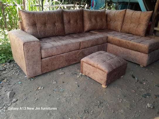Brown 6seater sofa set on sale made by order image 1
