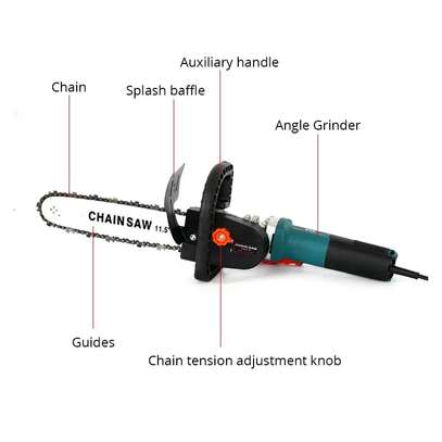 CHAINSAW ATTACHMENT KIT TO GRINDER FOR SALE image 2